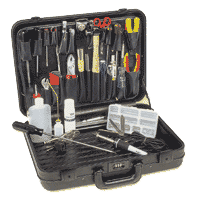 Photograph of an engineers repair kit